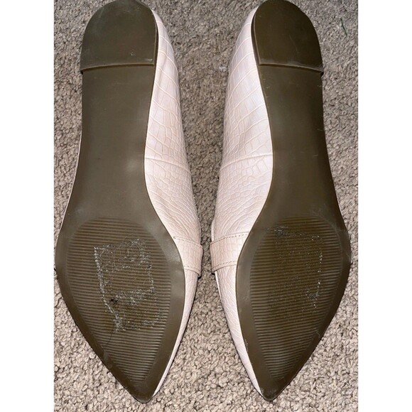 Steve Madden Jainna penny loafers crocodile-embossed Sz 10M Light Pink - Picture 6 of 12